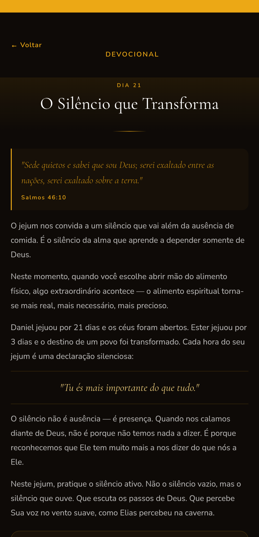 Devocional diário